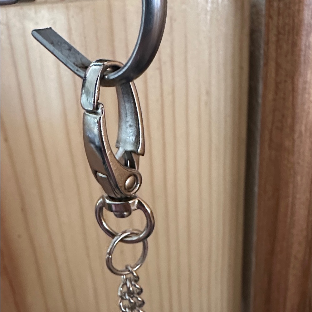 Crystal and Silver Purse Charm - Picture 4 of 4